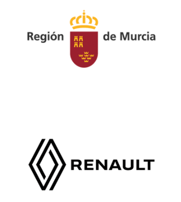 logo de la Región de Murcia y logo de Renault