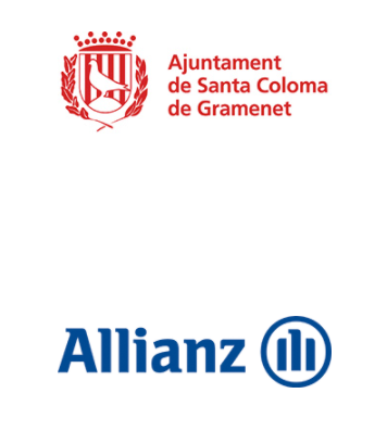 Logo de la Mairie de Santa Coloma de Gramenet et logo d'Allianz